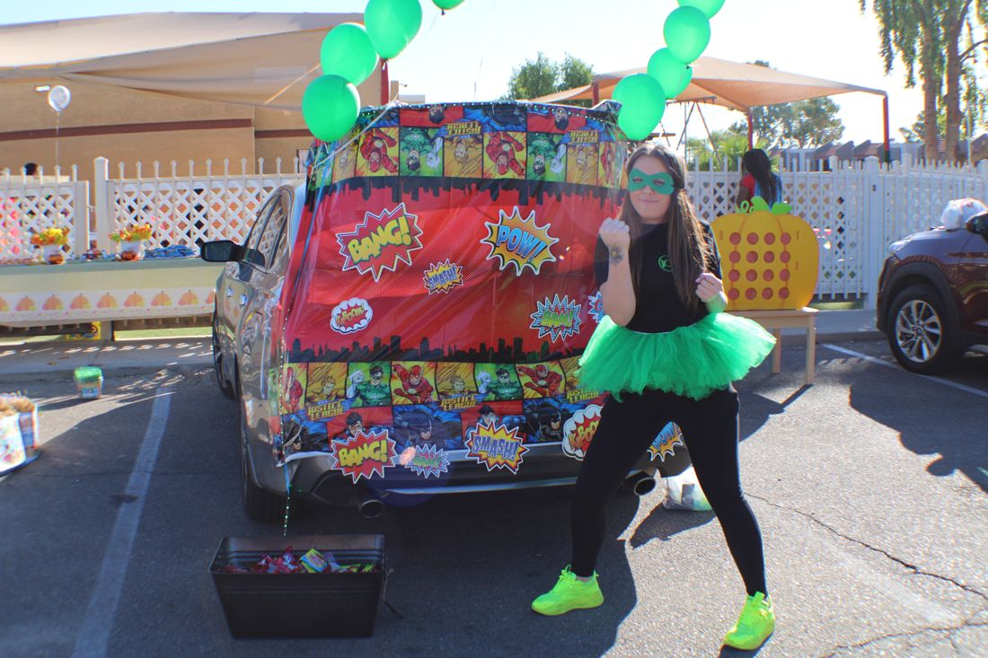 Trunk-or-Treat in the car park