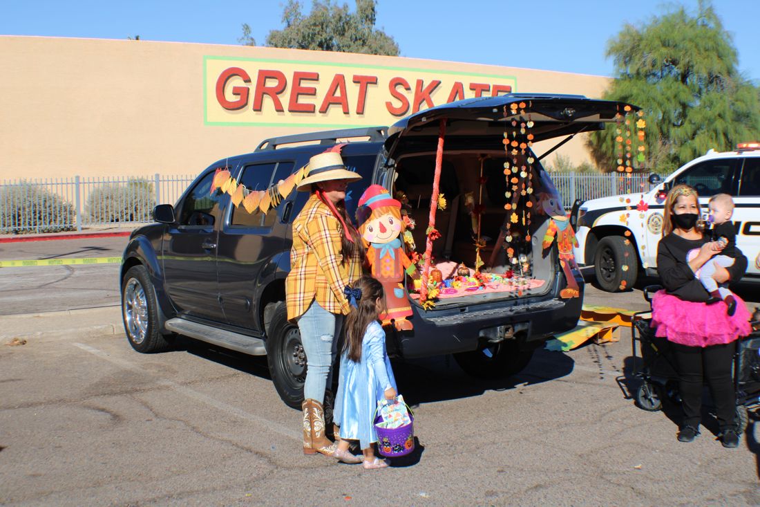 Staff in costume