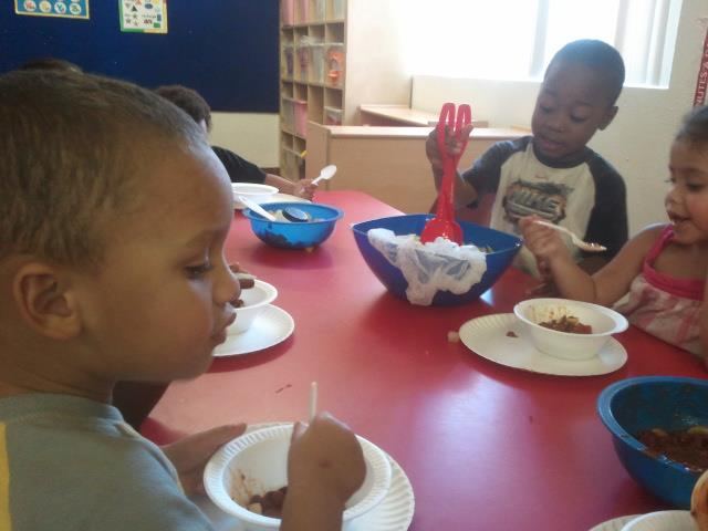 Children playing and learning at Nana’s Northern Avenue building