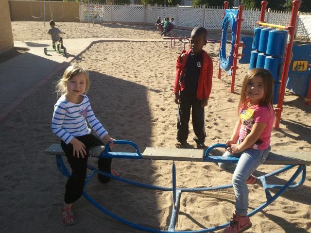Children playing and learning at Nana’s 43rd Avenue building