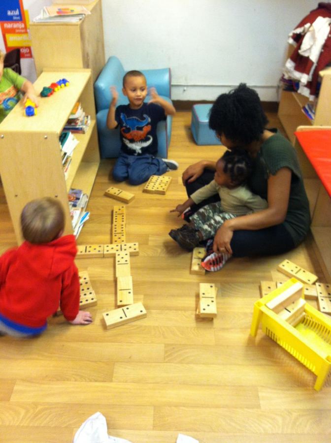 Children playing and learning at Nana’s Northern Avenue building