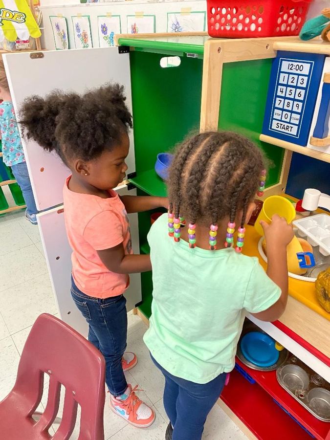 Children playing and learning at Nana’s 43rd Avenue building