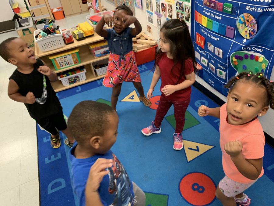 Children playing and learning at Nana’s Northern Avenue building