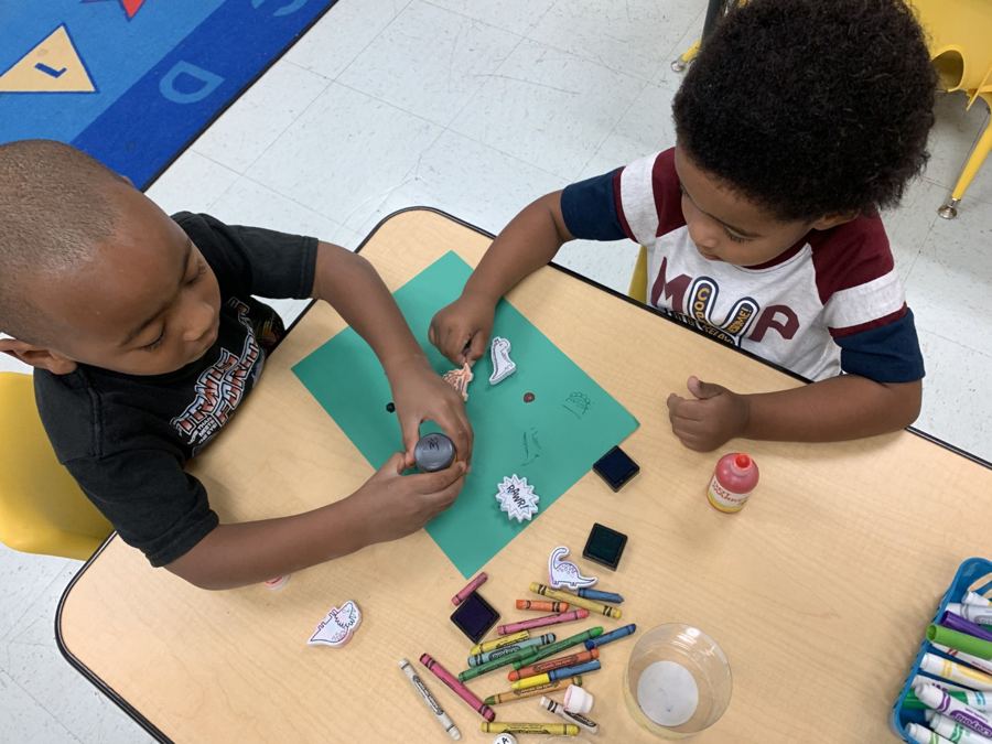 Children playing and learning at Nana’s Northern Avenue building